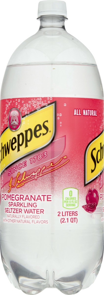 slide 7 of 9, Schweppes Pomegranate Sparkling Seltzer Water- 2 liter, 2 liter