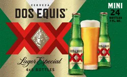 Dos Equis Mexican Lager Beer, 4x6 Pack, 7 fl oz Bottles