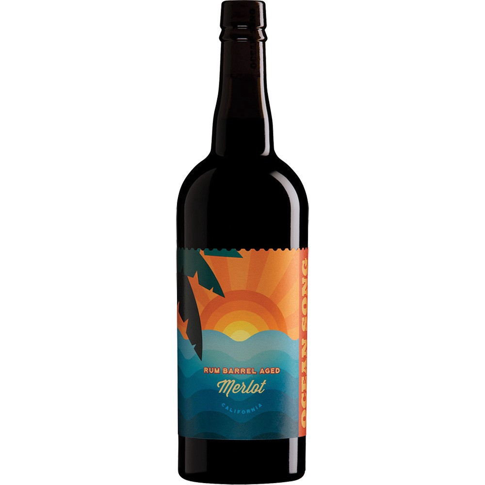 slide 1 of 1, Ocean Song Merlot Rum Barrel, 750 ml