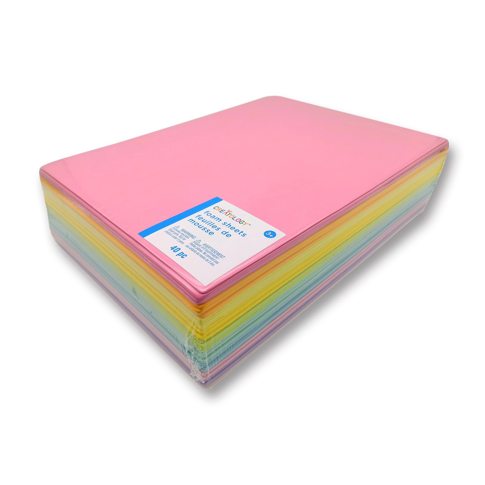 slide 2 of 3, 9" X 12" Pastel Foam Sheets By Creatology, 40ct., 40 ct