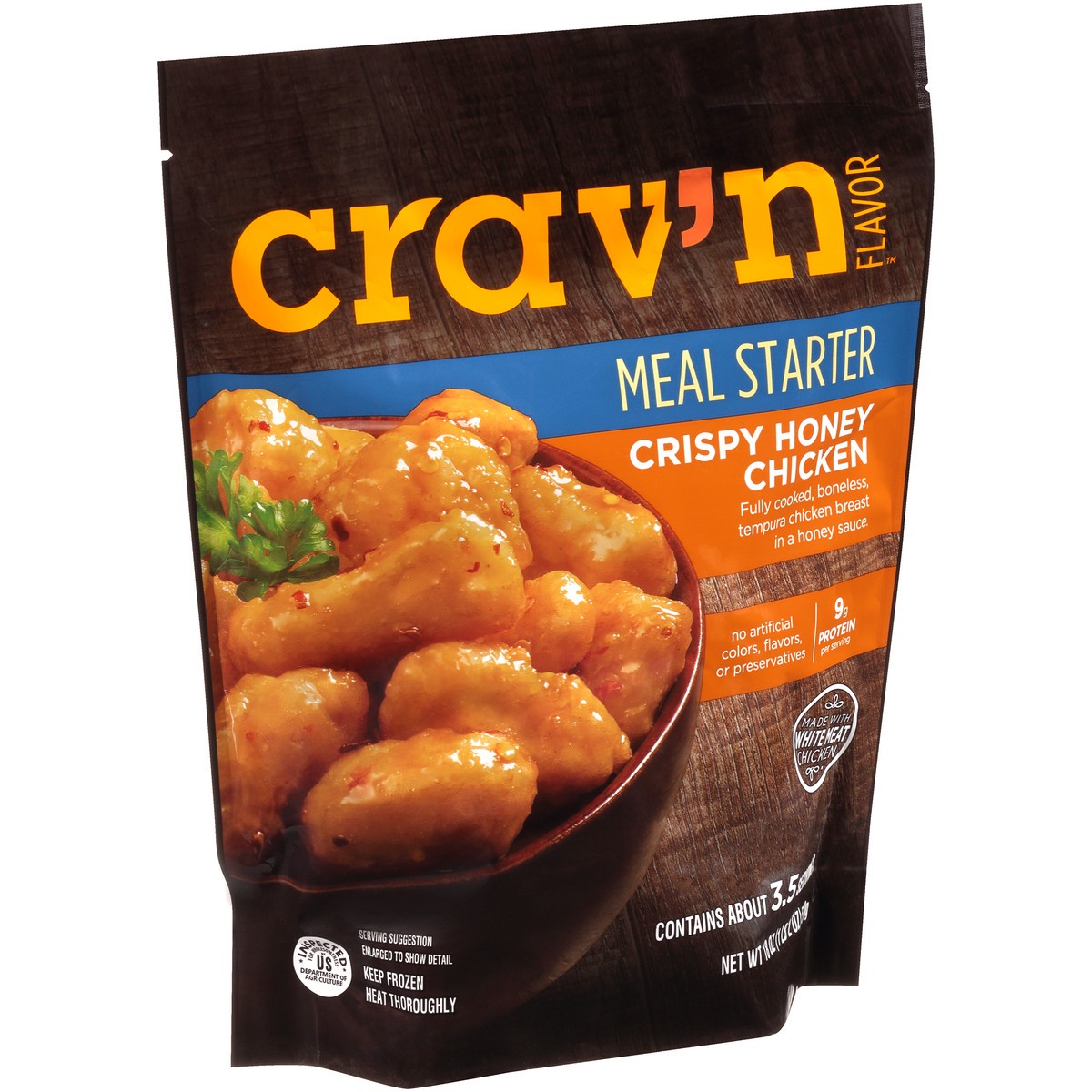 slide 2 of 10, Crav'n Flavor Crispy Honey Chicken Meal Starter, 18 oz