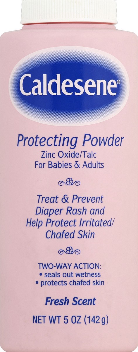 slide 1 of 6, Caldesene Protecting Powder Zinc Oxide Talc Skin Protect For Babies & Adults, 5 oz