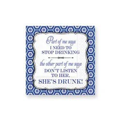 Design Design Beverage Napkin - Part Me