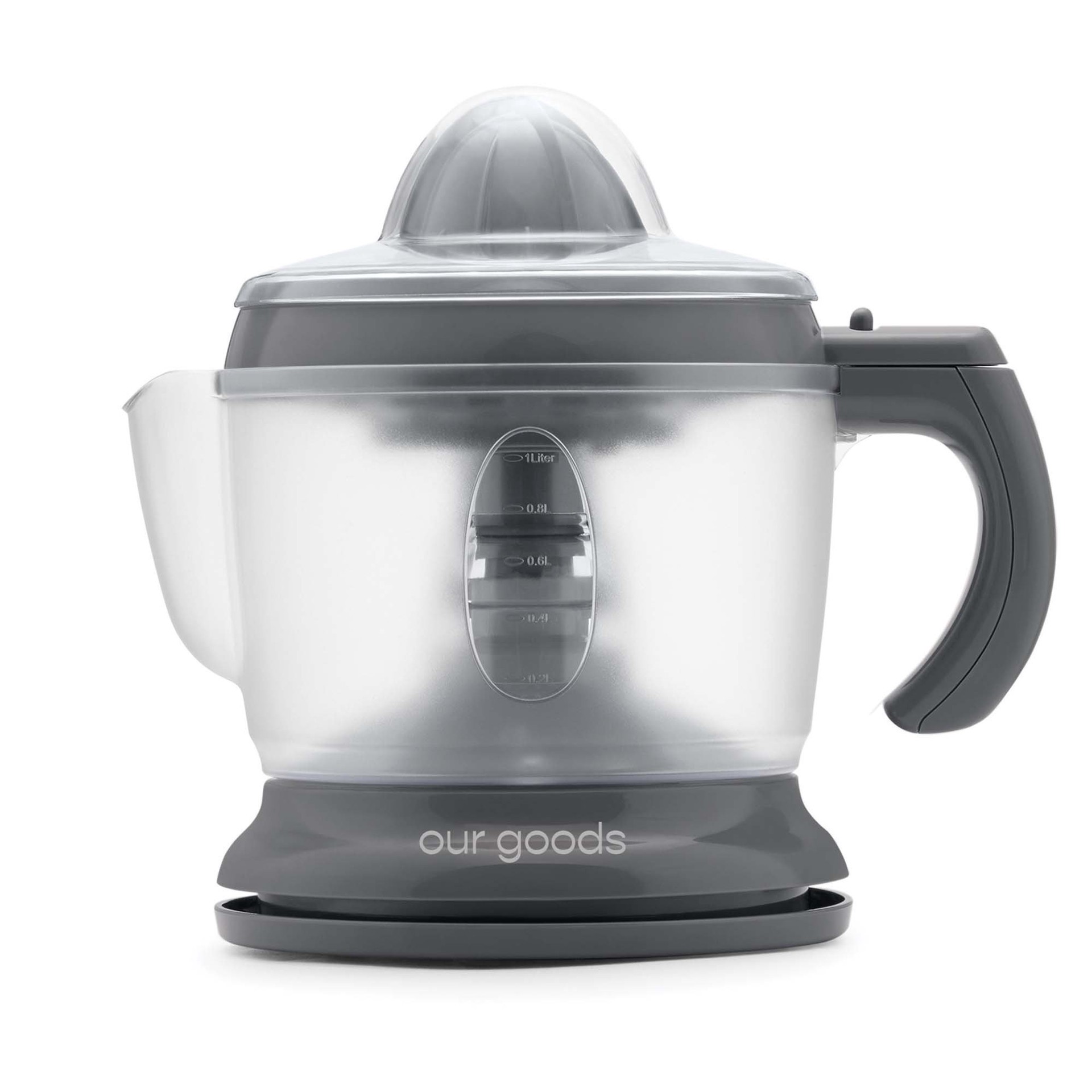 slide 1 of 1, our goods Electric Citrus Juicer - Pebble Gray, 32 oz