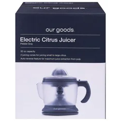 Our Goods Pebble Gray Electric Citrus Juicer 1 Each