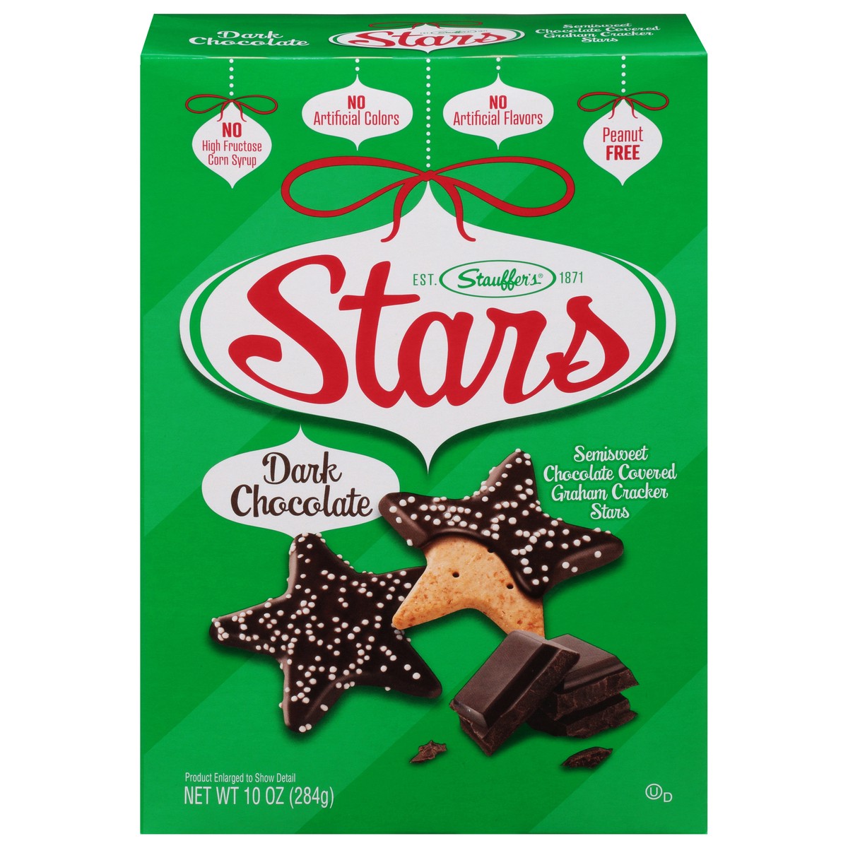 slide 8 of 13, Stauffer's Dark Chocolate Graham Cracker Stars 10 oz, 10 oz
