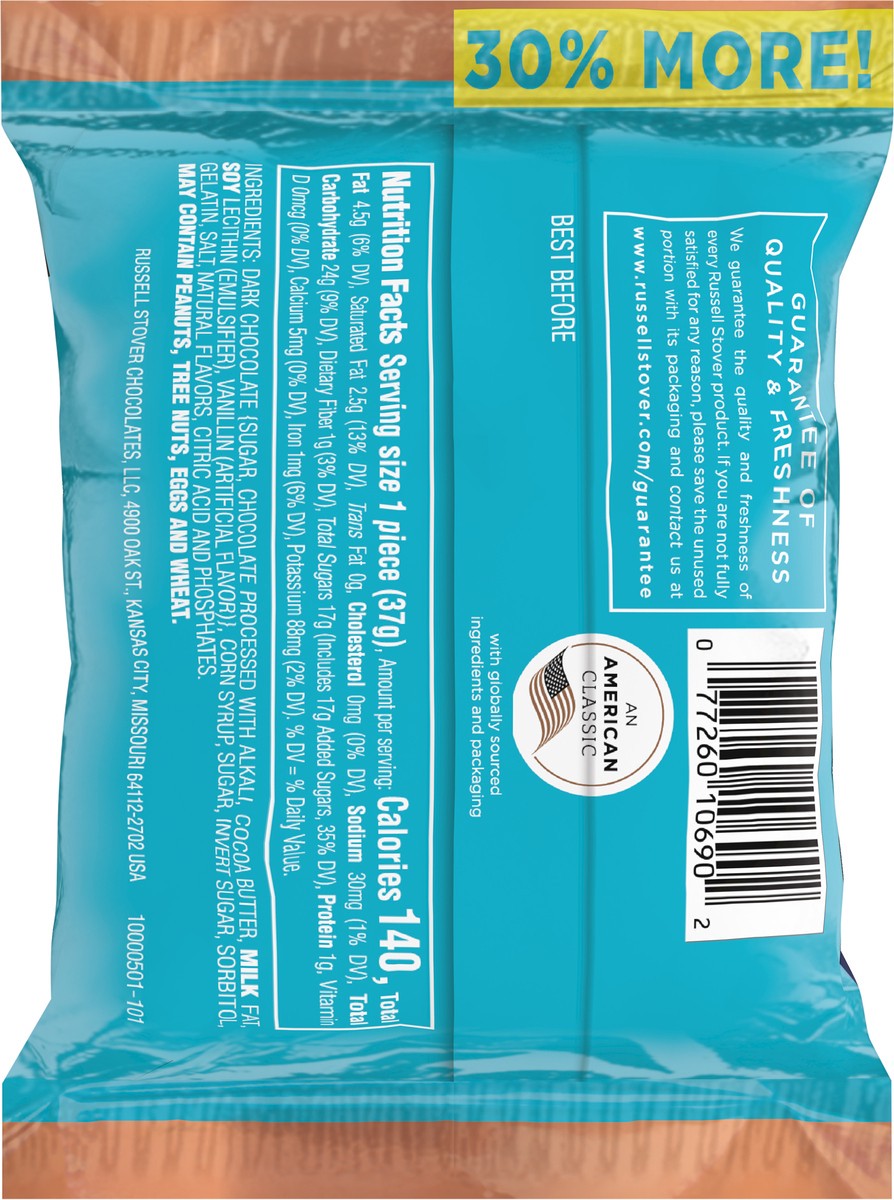 slide 4 of 4, RUSSELL STOVER Easter Marshmallow Dark Chocolate Easter Egg, 1.3 oz., 1.3 oz