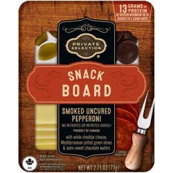 Private Selection Smoked Uncured Pepperoni Snack Board 2.71 oz