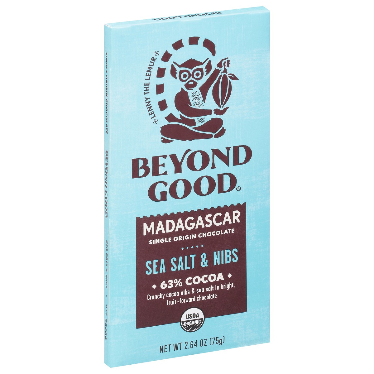 slide 5 of 13, Beyond Good 63% Cocoa Madagascar Sea Salt & Nibs Single Origin Chocolate 2.64 oz, 2.64 oz