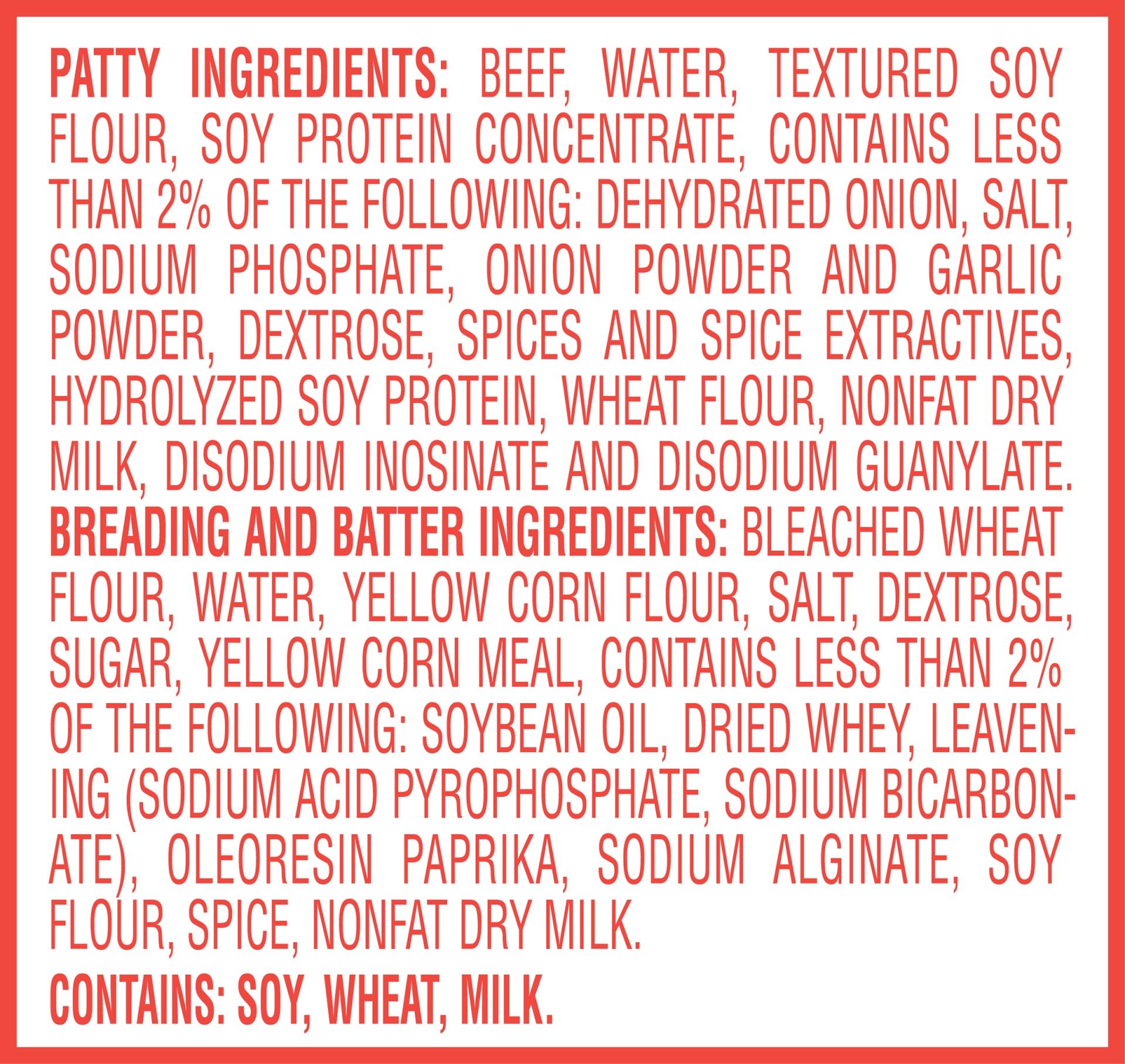 slide 3 of 3, On-Cor Chuck Wagon Beef Pattoes, 22.5 oz