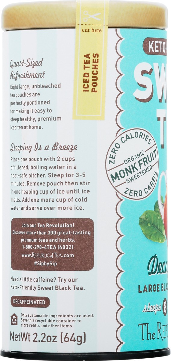slide 7 of 9, The Republic of Tea Decaf Black Sweet Tea 2.2 oz Canister, 2.2 oz