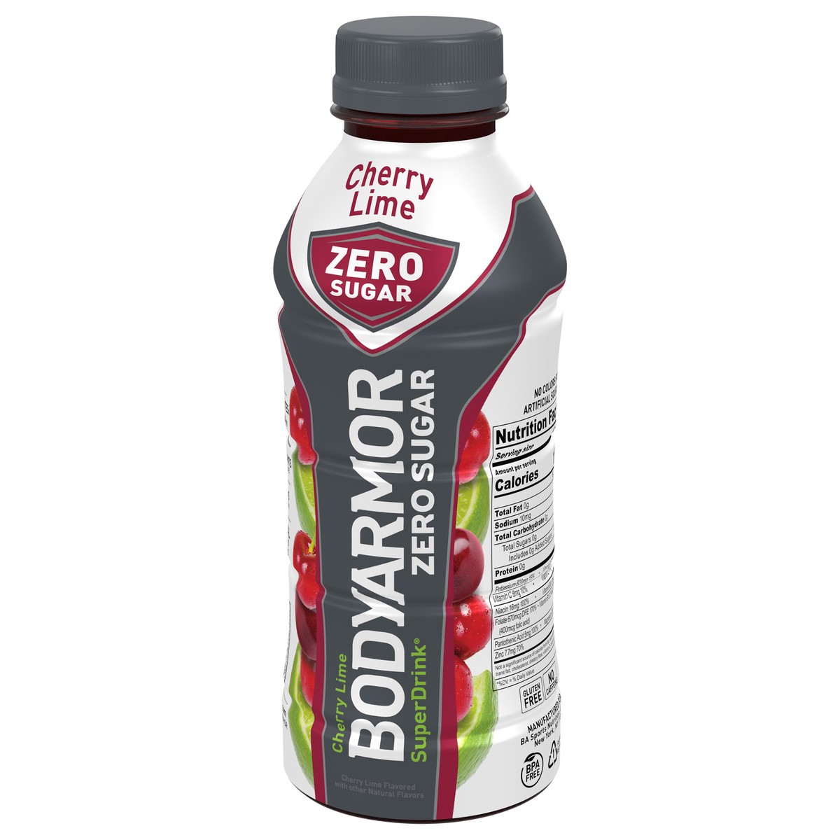 slide 2 of 13, BODYARMOR Zero Sugar Cherry Lime Bottle- 16 fl oz, 16 fl oz