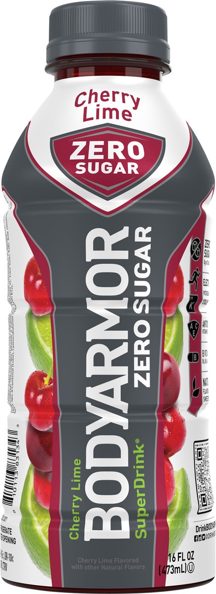 slide 12 of 13, BODYARMOR Zero Sugar Cherry Lime Bottle- 16 fl oz, 16 fl oz