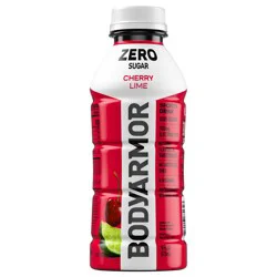 BODYARMOR Zero Sugar Cherry Lime Electrolyte Sports Drink, 16 fl oz Bottle