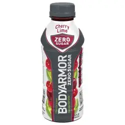 BODYARMOR Zero Sugar Cherry Lime Bottle, 16 fl oz