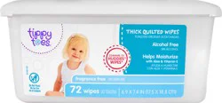 Tippy Toes Tippytoe Unscented Wipes