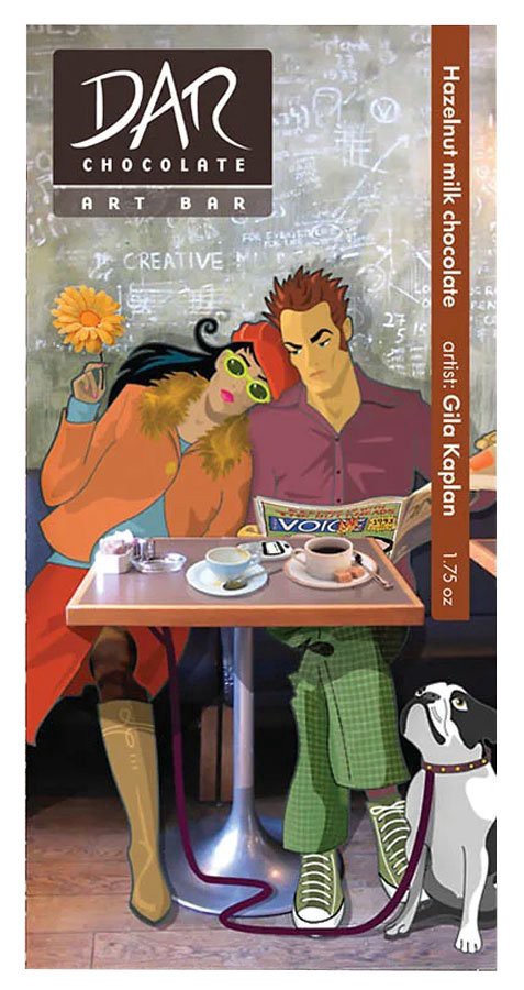 slide 1 of 1, DAR Chocolate Sugar Free Milkchoc & Hazelnut Bar, 1 ct