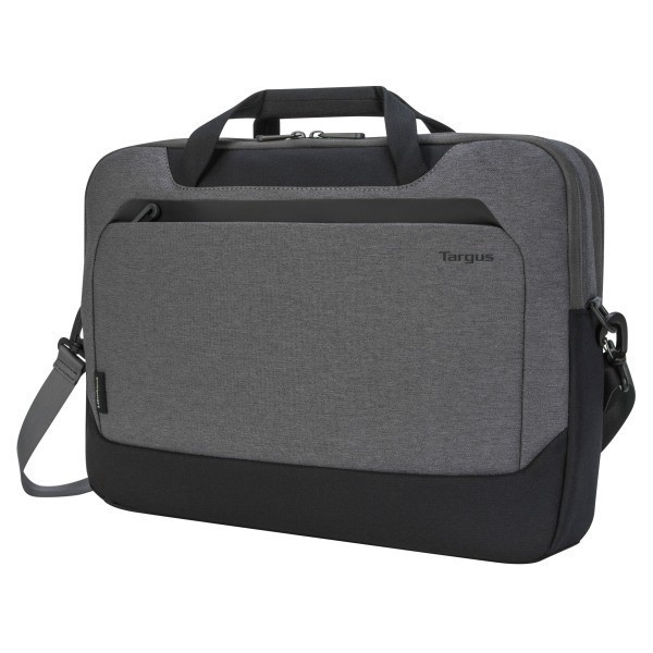 slide 7 of 8, Targus Cypress Ecosmart Briefcase With 15.6" Laptop Pocket, Light Gray, 1 ct