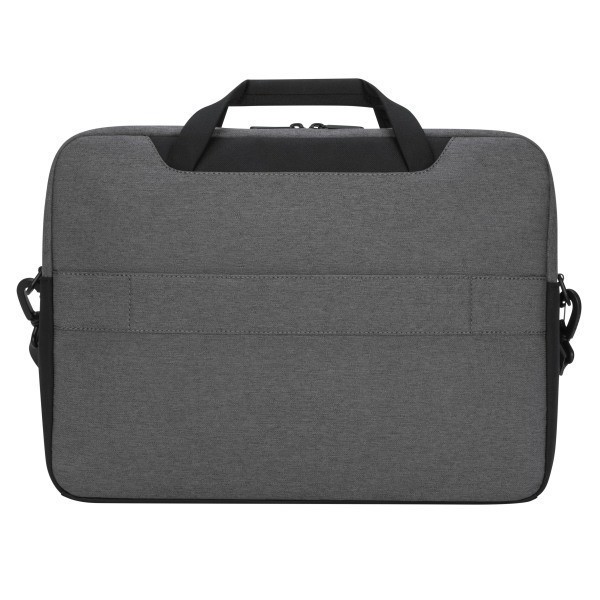slide 2 of 8, Targus Cypress Ecosmart Briefcase With 15.6" Laptop Pocket, Light Gray, 1 ct