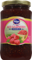 slide 1 of 1, Kroger Red Raspberry Preserves, 18 oz