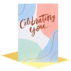 American Greetings Celebrating You Greeting Card 1 ea