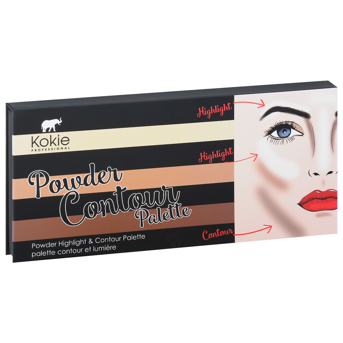 slide 11 of 12, Kokie Deep/Dark CP863 Powder Contour Palette 1 ea, 1 ea