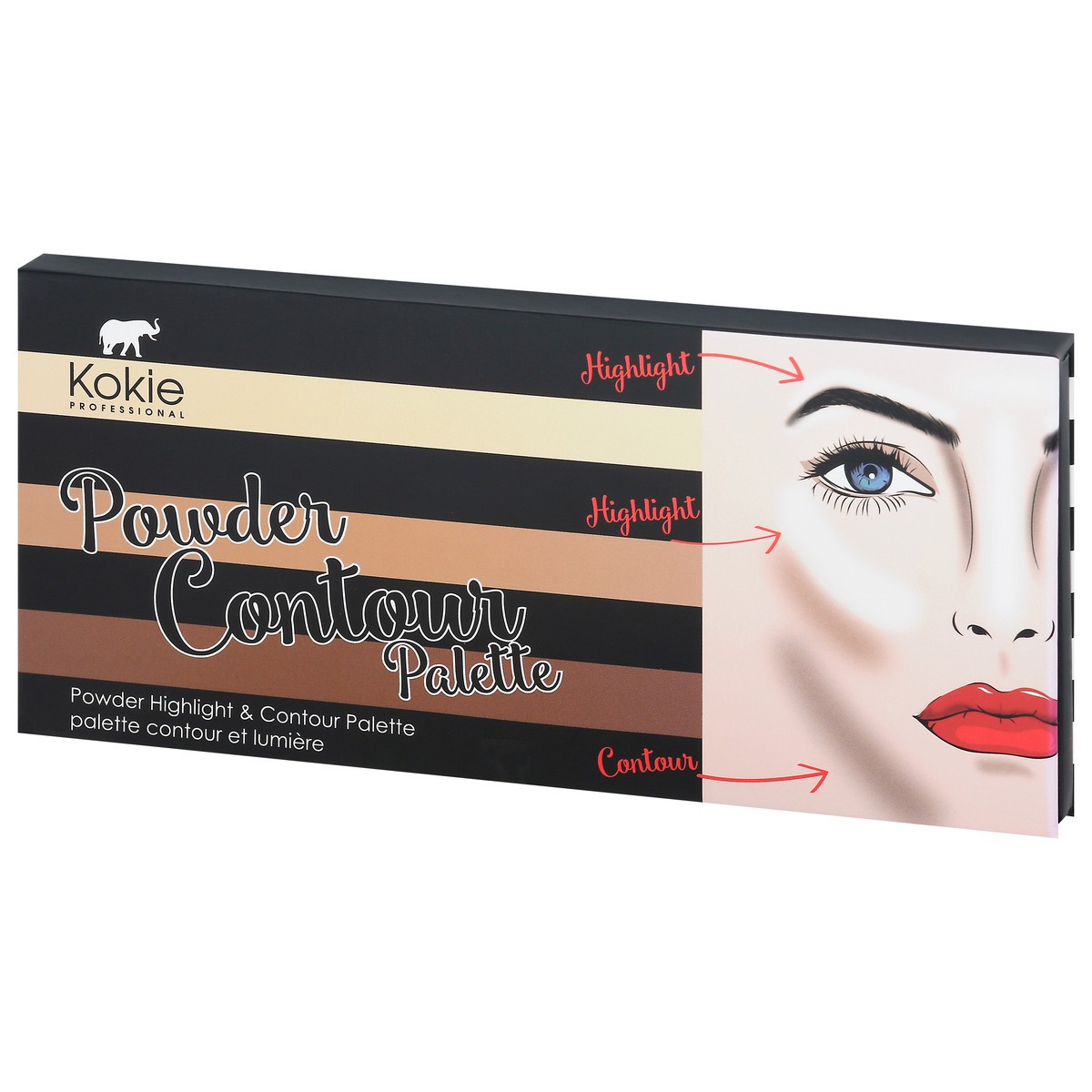 slide 5 of 12, Kokie Deep/Dark CP863 Powder Contour Palette 1 ea, 1 ea