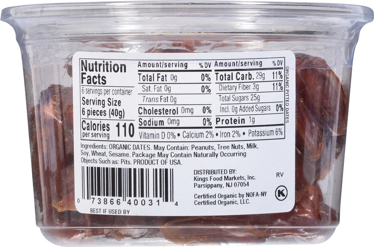 slide 14 of 14, Kn Organic Dates Deglet, 9 oz