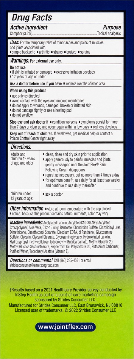 slide 2 of 7, JointFlex Pain Relief Cream 4 oz, 4 oz