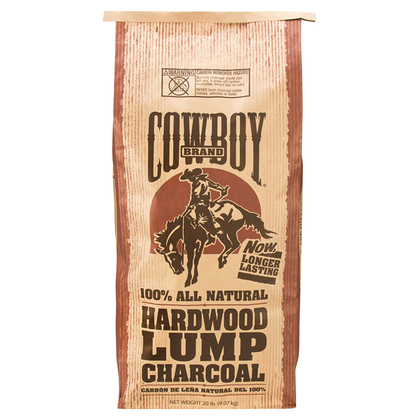 slide 1 of 1, Cowboy Hardwood Lump Charcoal., 20 lb