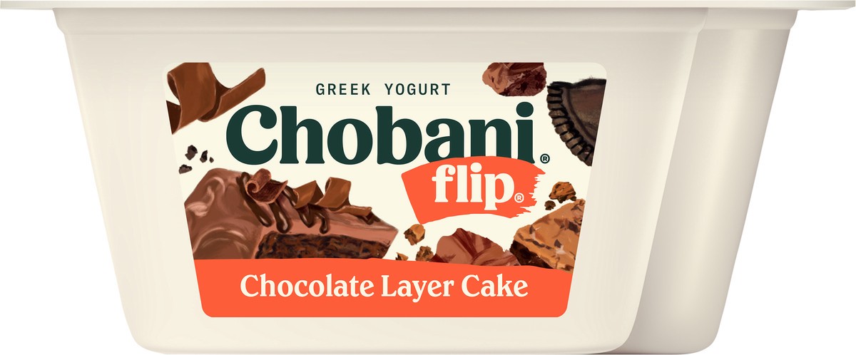 slide 2 of 9, Chobani Flip Greek Chocolate Layer Cake Yogurt 4.5 oz, 4.5 oz