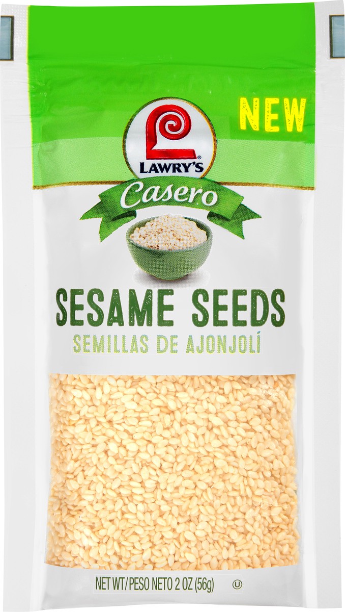 slide 5 of 6, Lawry's Casero Sesame Seeds, 2 oz