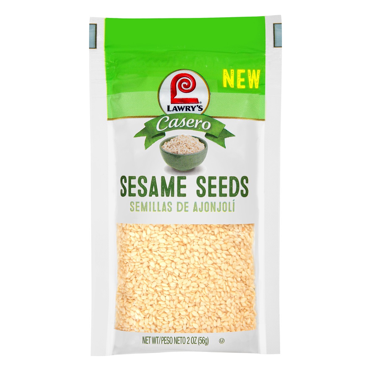 slide 1 of 6, Lawry's Casero Sesame Seeds, 2 oz