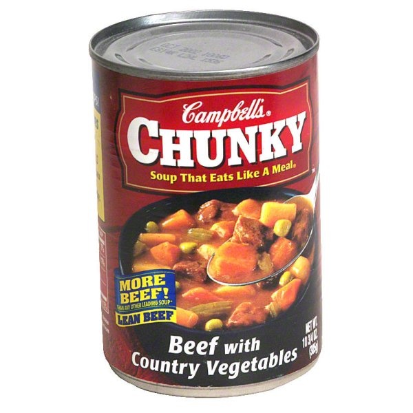 slide 1 of 1, Campbell's Chunky Beef with Country Vegetables Soup, 10.75 oz