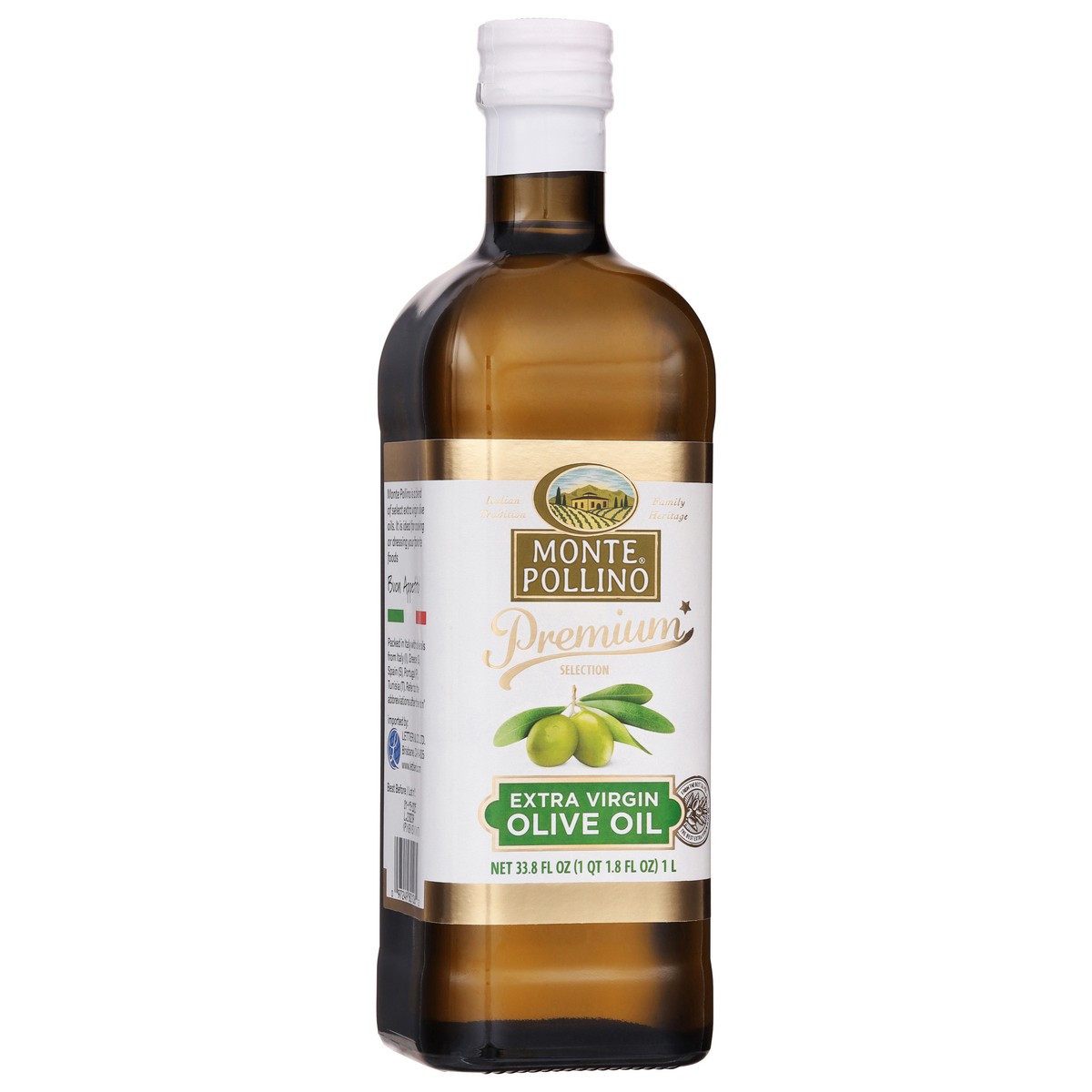 slide 2 of 13, Monte Pollino Extra Virgin Olive Oil 33.8 fl oz, 33.8 fl oz