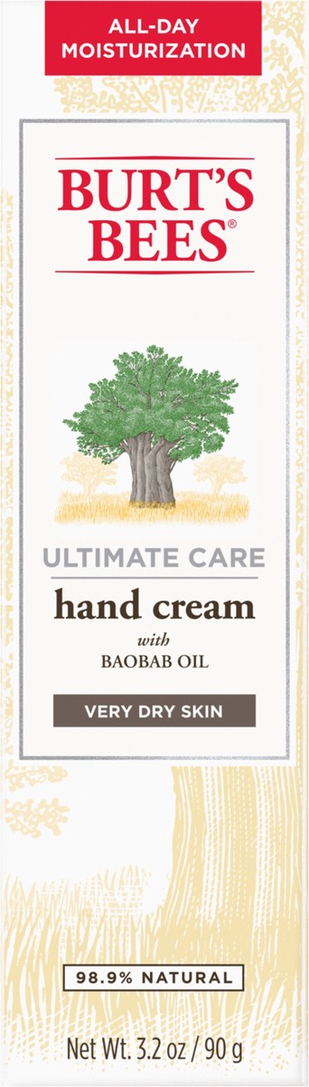 slide 2 of 3, Burt's Bees Very Dry Skin Hand Cream with Baobab Oil 3.2 oz, 3.2 oz