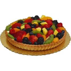 Market District Flan With Fruit, 8 Inch