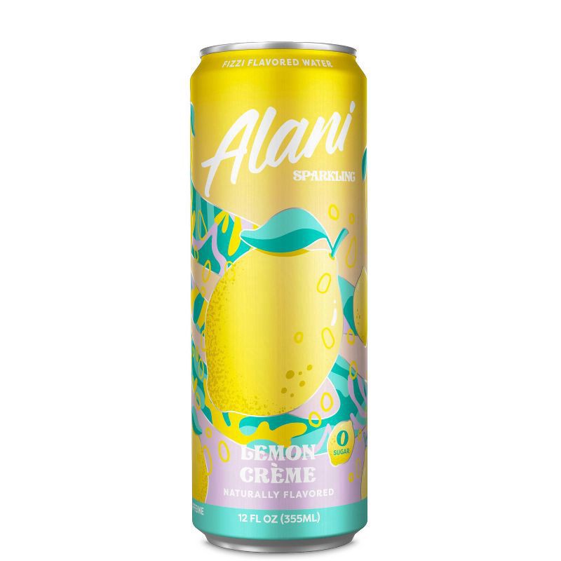 slide 2 of 3, Alani Nu Lemon Creme Sparkling Water, 8 ct; 12 fl oz