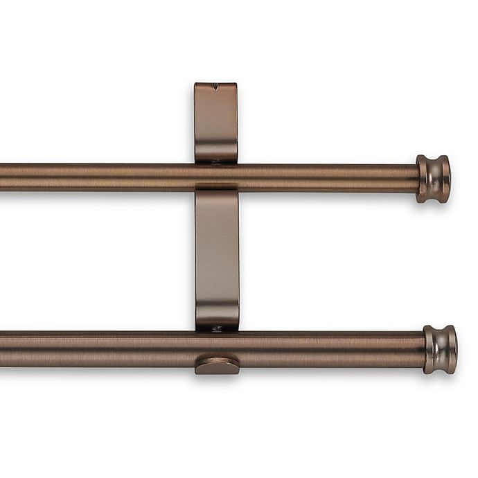 slide 1 of 1, Cambria Classic Complete Double Drapery Rod - Oil Rubbed Bronze, 48 in x 88 in