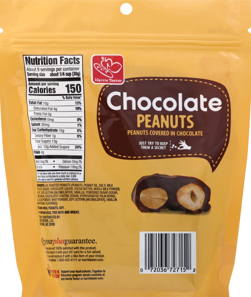 slide 8 of 9, Harris Teeter Choc Covered Peanuts, 1 ct