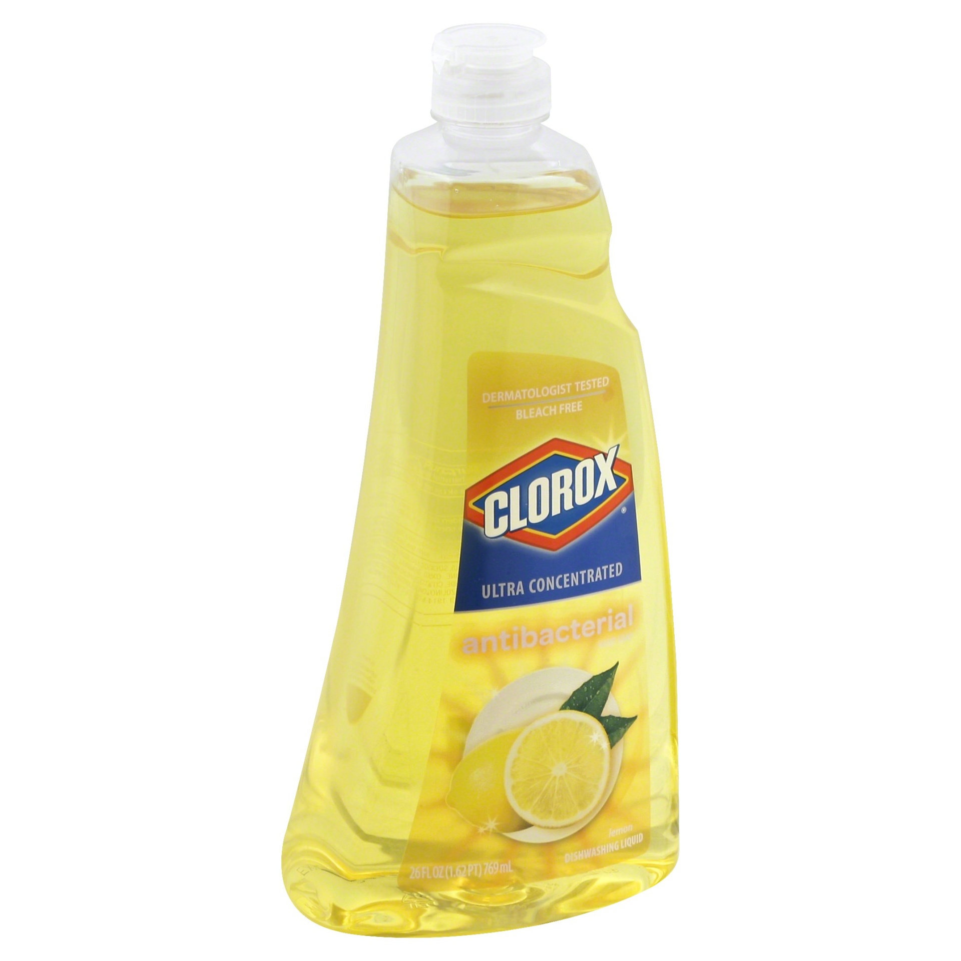 slide 1 of 1, Clorox Lemon Dish Soap, 26 oz