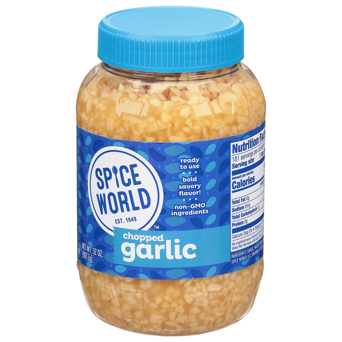 slide 10 of 11, Spice World Chopped Garlic 32 oz, 32 oz