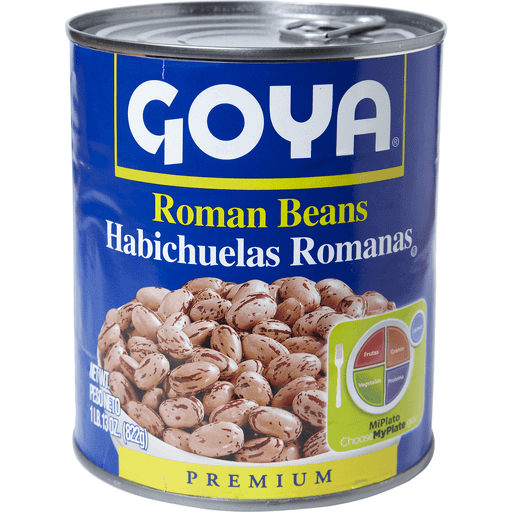 slide 2 of 2, Goya Roman Beans, 29 oz