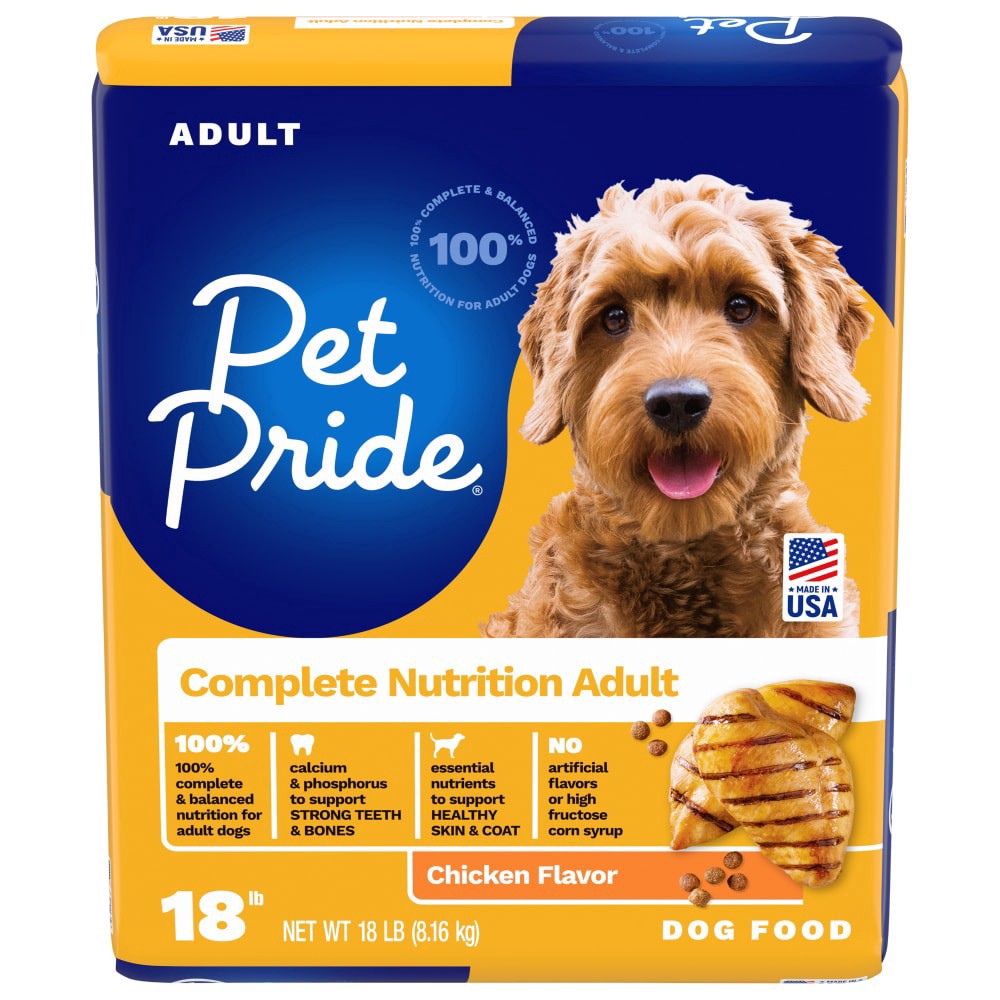 slide 3 of 3, Pet Pride Chunk Style Flavor Dog Food, 18 lb