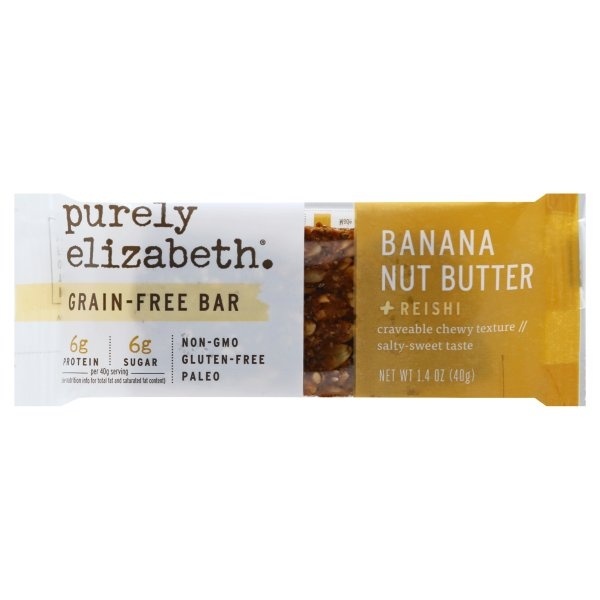 slide 1 of 1, Purely Elizabeth Banana Nut Butter Bar, 1.4 oz