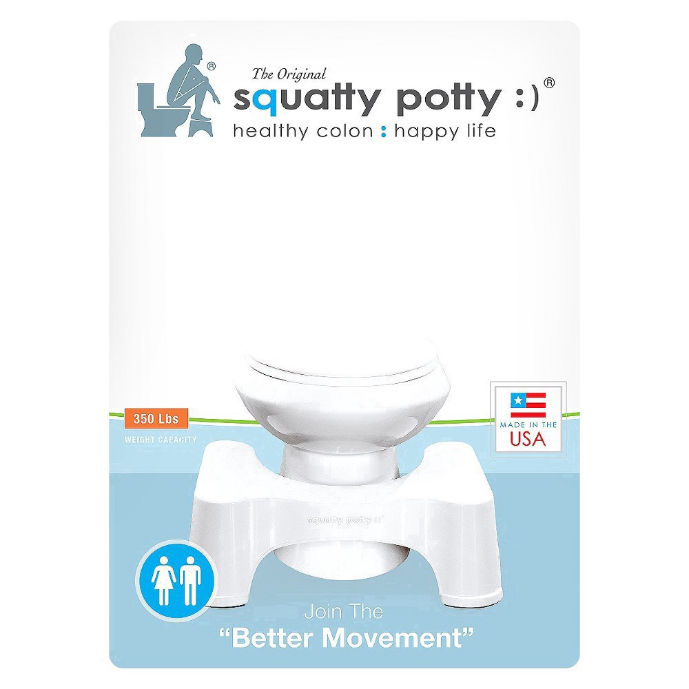 slide 20 of 31, Squatty Potty 7" The Original Bathroom Toilet Stool White - Squatty Potty, 7 in