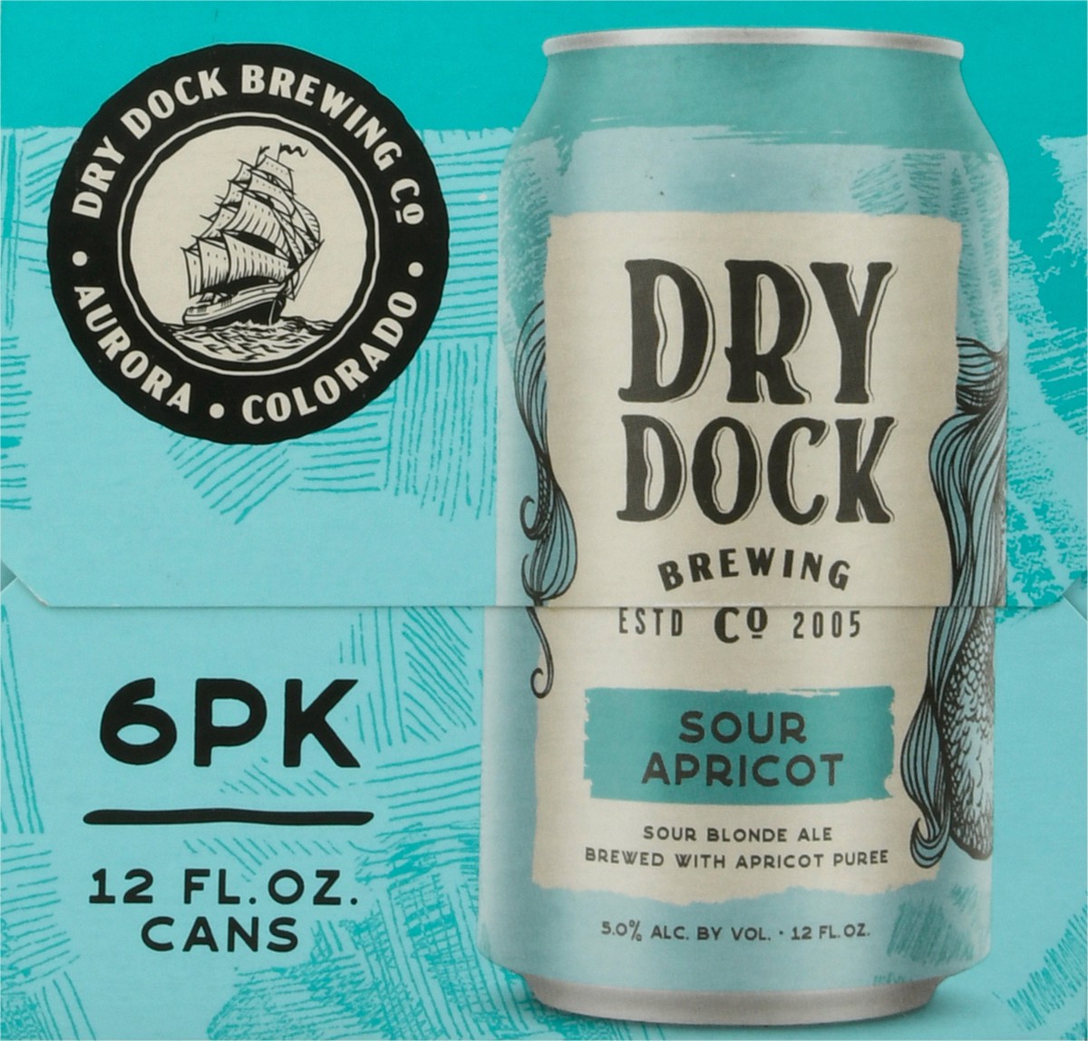 slide 3 of 8, Dry Dock Brewing Co Tropical Sour Beer 6 - 12 fl oz Cans, 6 ct