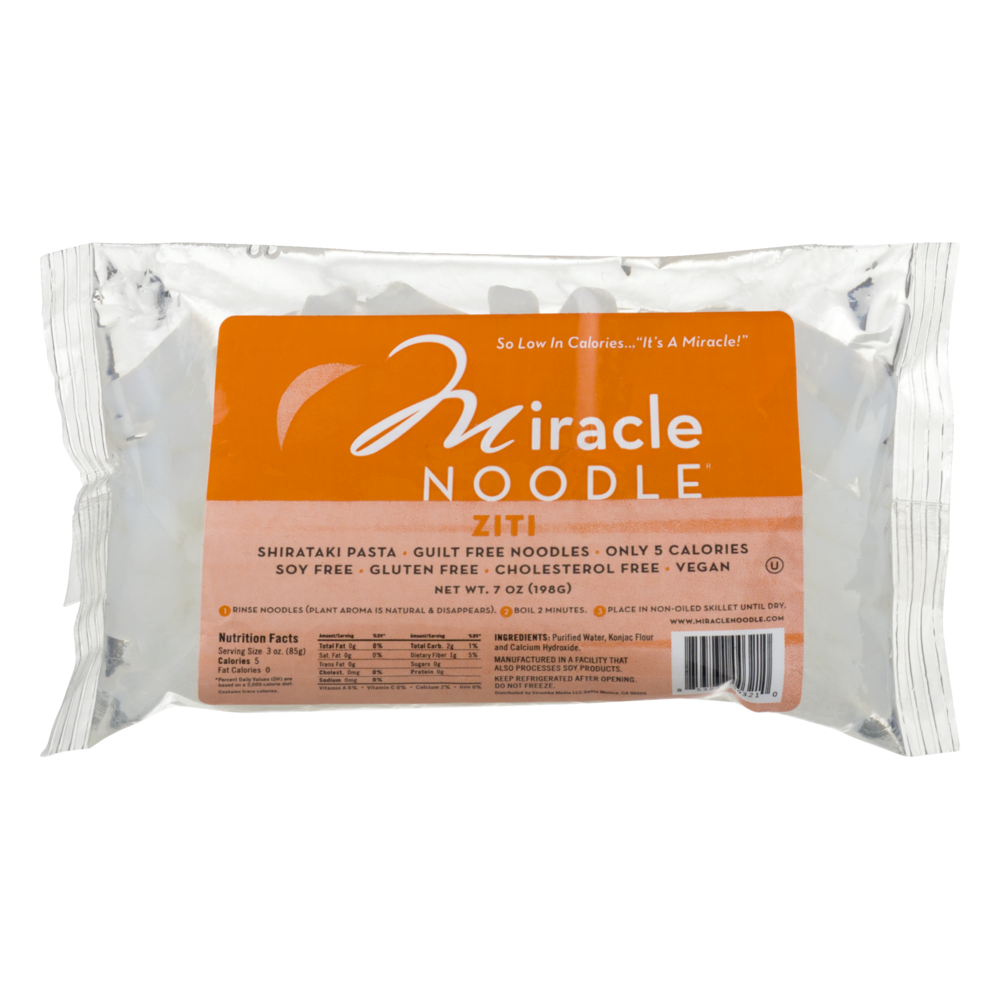 slide 1 of 1, Miracle Noodle Kitchen Ziti, 7 oz