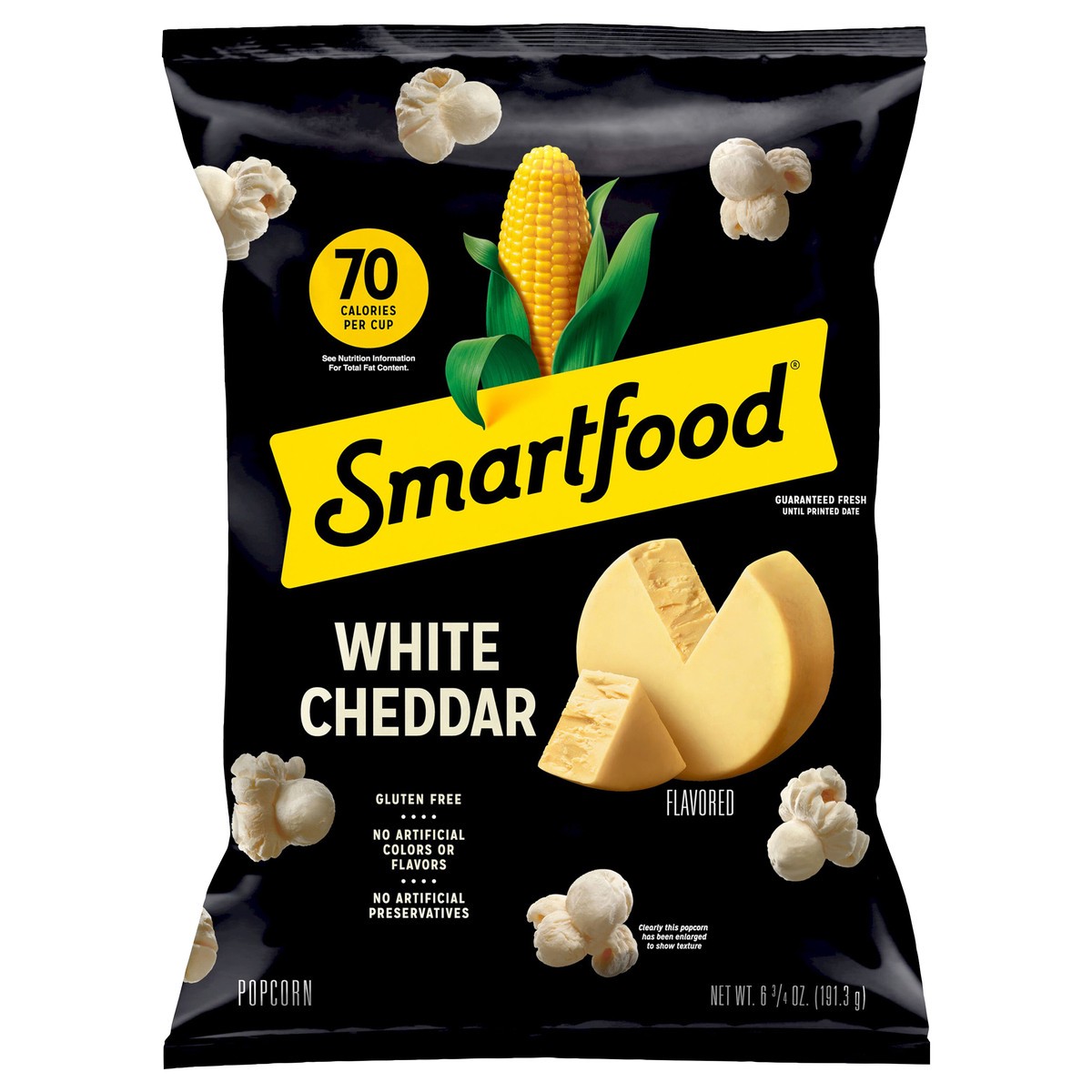 slide 1 of 4, Smartfood Popcorn White Cheddar 6.75 Oz, 6.75 oz