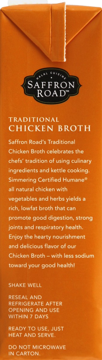 slide 3 of 4, Saffron Road Broth Traditional Chicken, 32 fl oz
